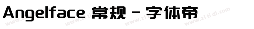 Angelface 常规字体转换